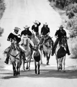 Black and White cowboys