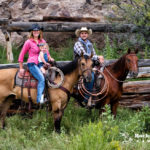 Family on their horses