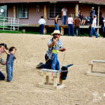 Kids cowboy roping